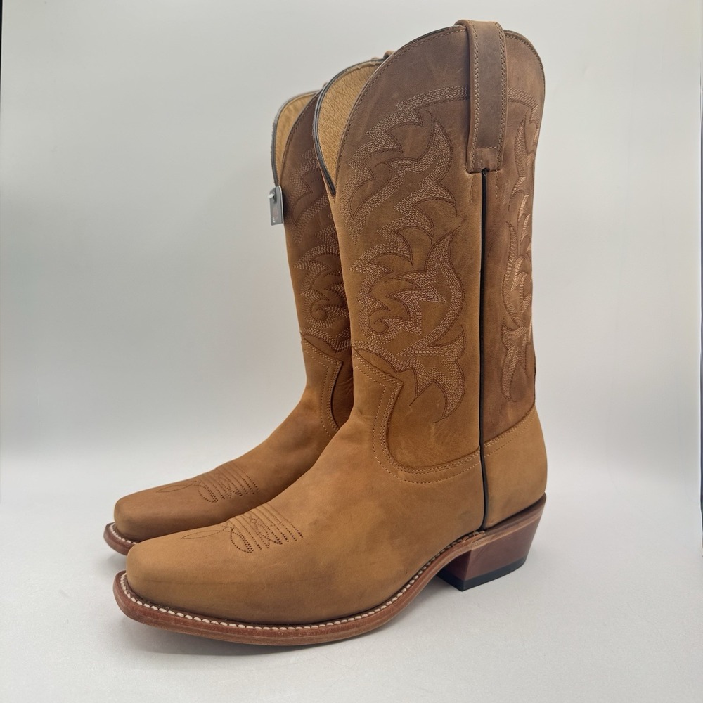 Moonshine Spirit Crazy Horse Boots Men's Size 9 D Brown Vintage Finish Leather